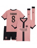 Paris Saint-Germain Fabian Ruiz #8 Tredjedraktsett Barn 2024-25 Korte ermer (+ bukser)